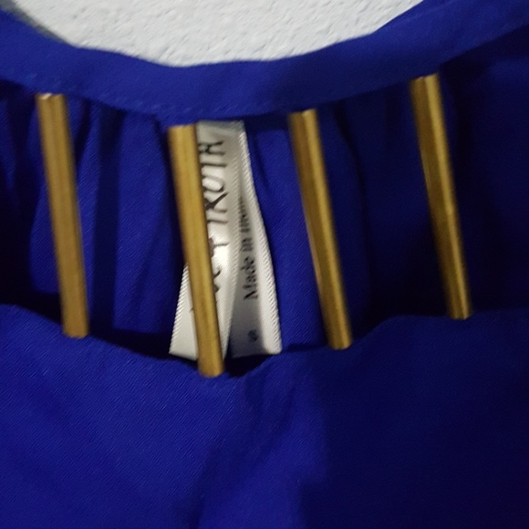 Royal Blue Blouse - Picture 2 of 4